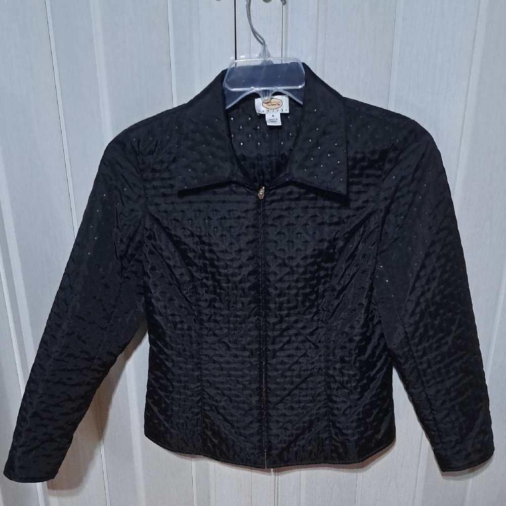 Talbots Black Quilted Puffer Jacket